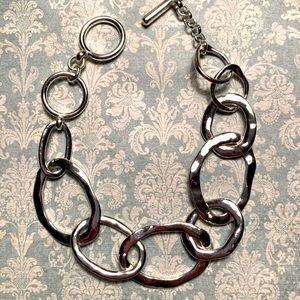 ( nwot ) Chloe + Isabel Hammered Silver Bracelet